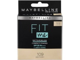 MAYBELLINE NEW YORK Fit me Compact  (Light Ivory, 109, 8 g)